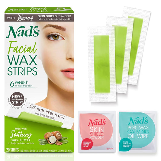 Premium Facial Wax Strips for Women™